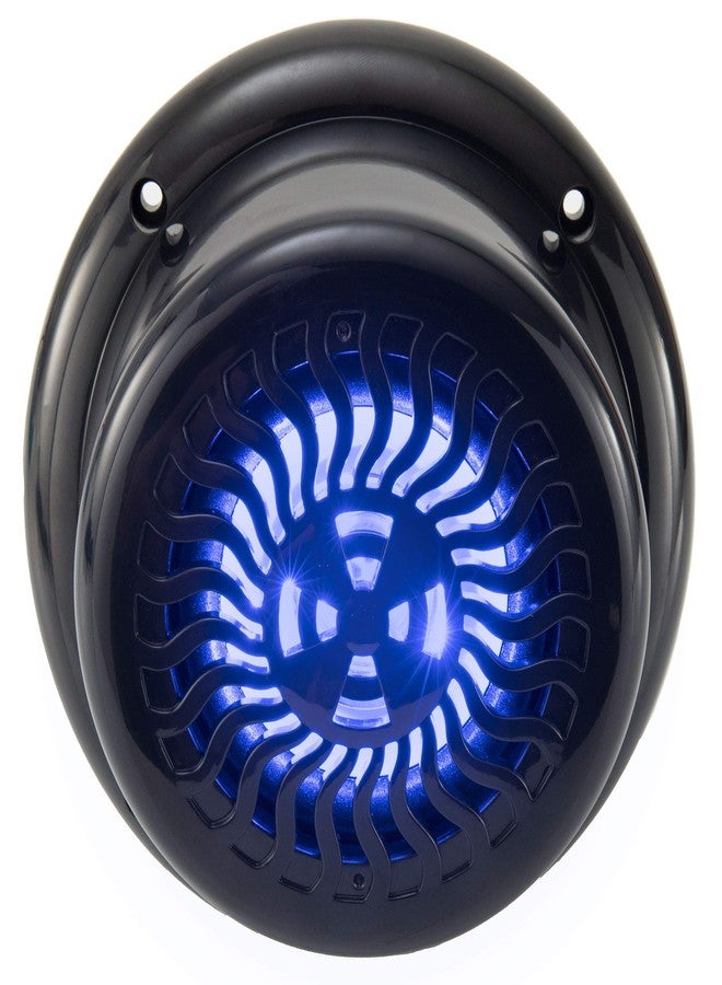RecPro RV Flush Mount Speaker | Exterior 5.25" Black Wavy Blue LED | Waterproof (2 Pack) - Image 2